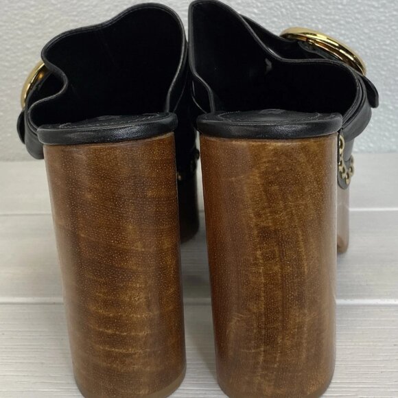 Schutz “Piper” Platform Leather Clogs – Women’s Size 6 (NWT) - Picture 12 of 13